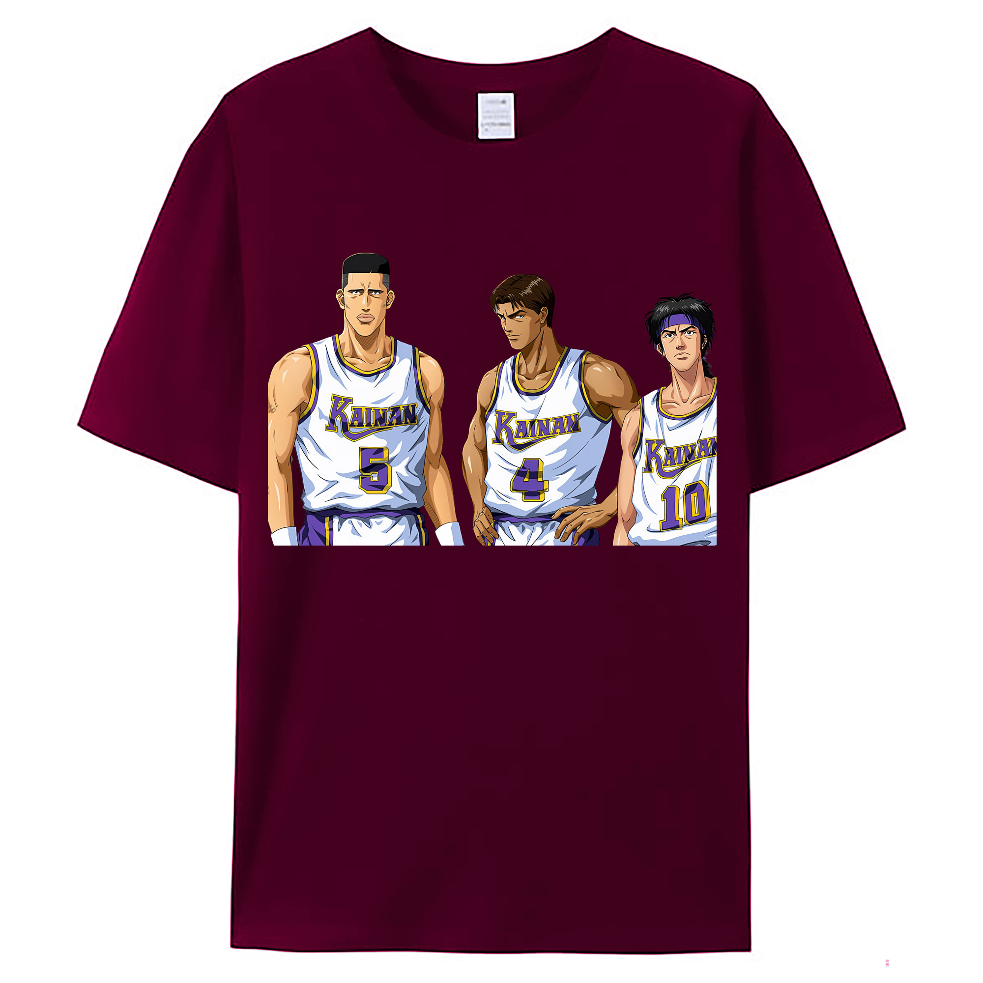 （画像用） SLAM DUNK／スラムダンク レディースカジュアルプリントTシャツ（綿100％）